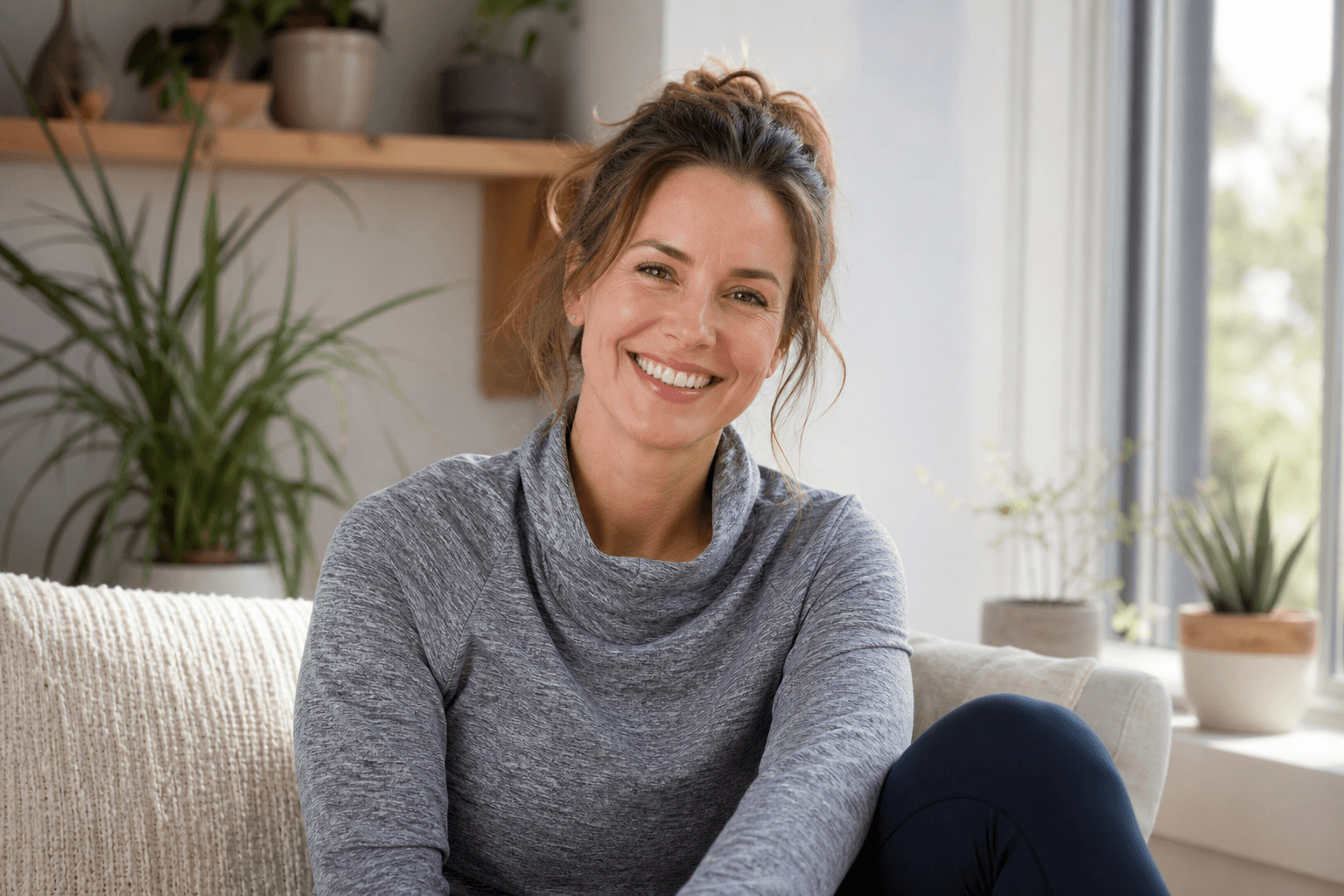 Person living healthy lifestyle